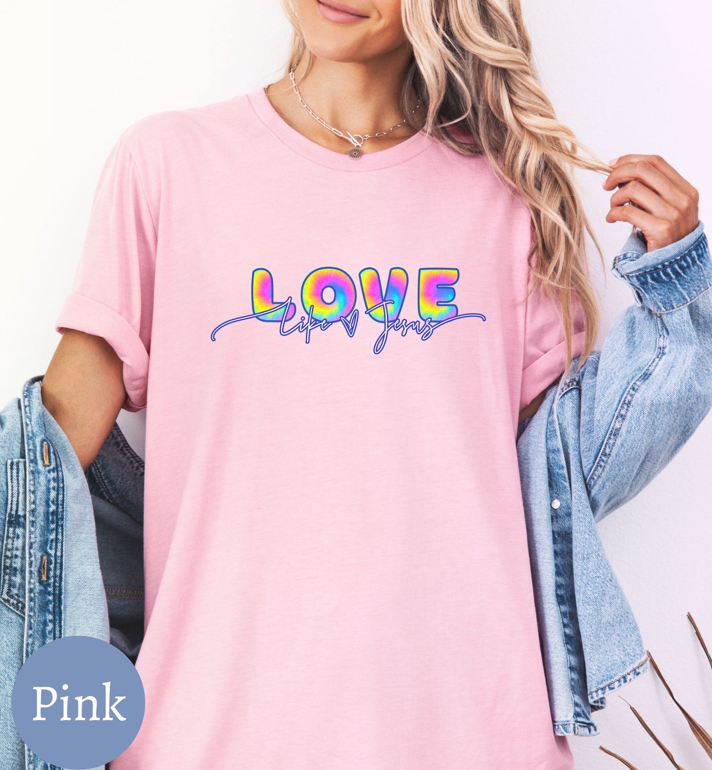 Women's retro faith shirt- Love like Jesus