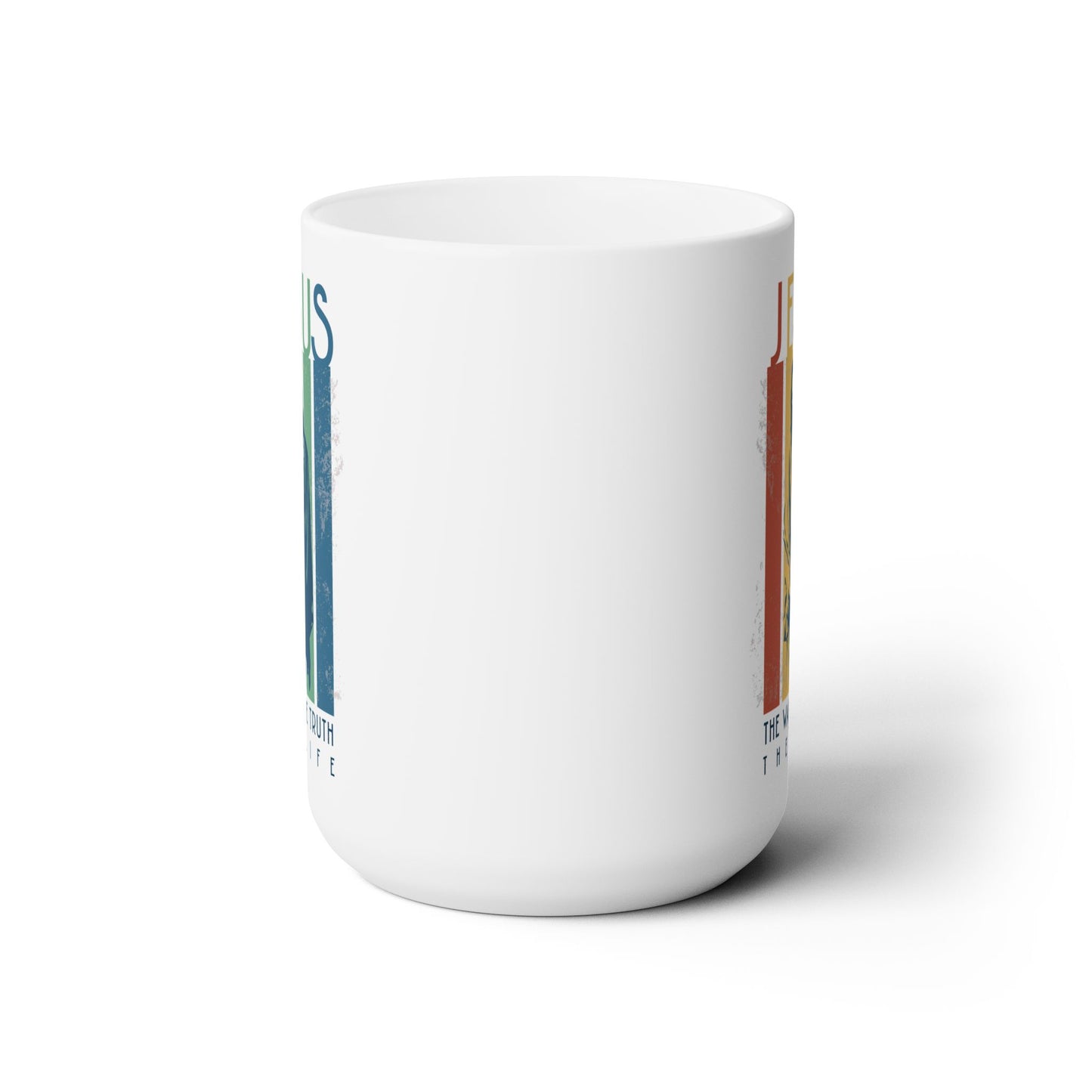 The way the truth the life - Jesus Coffee mug -Christian retro mug