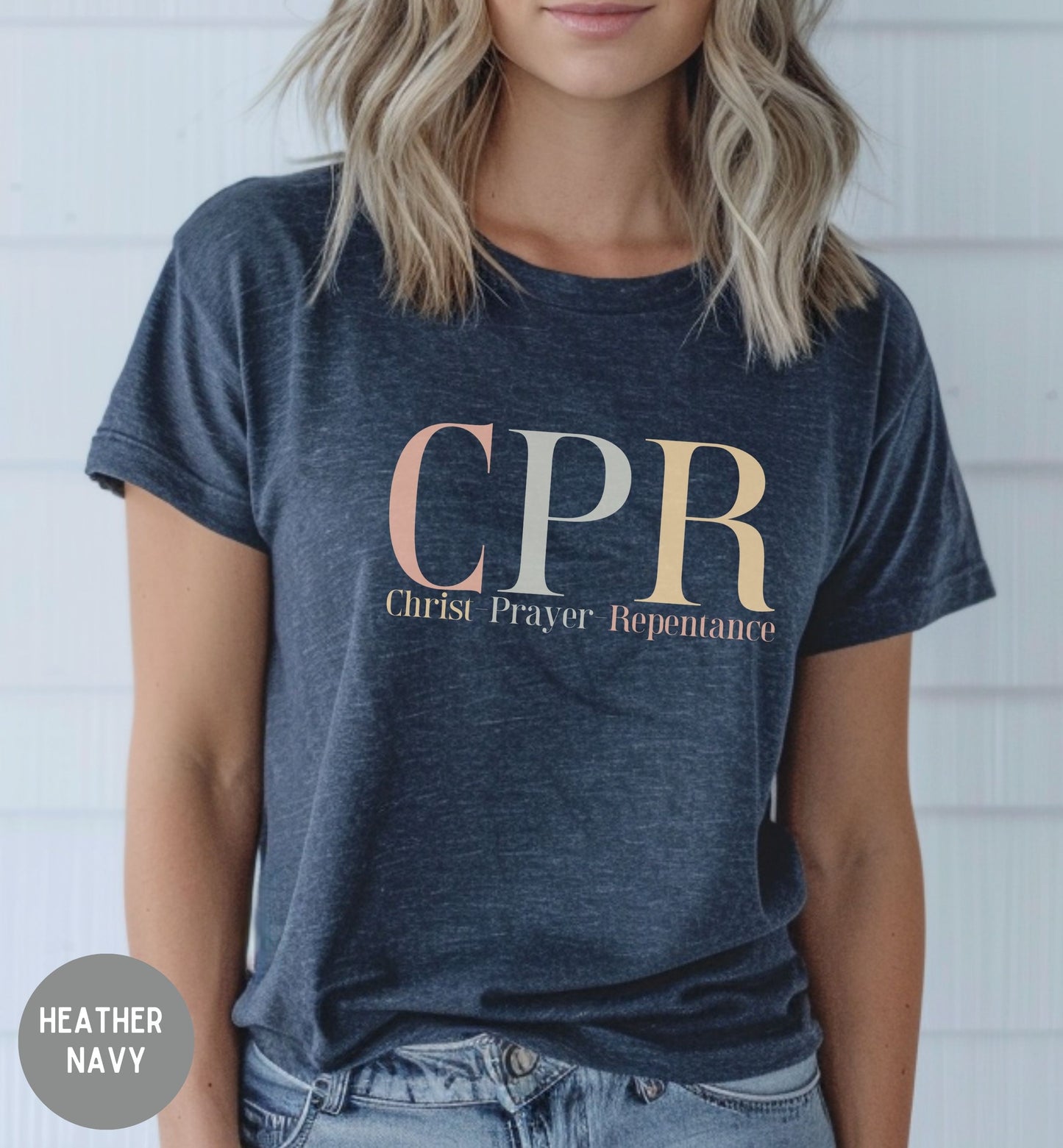 CPR- Christian shirt, Women's Faith Tee, Nurse shirt