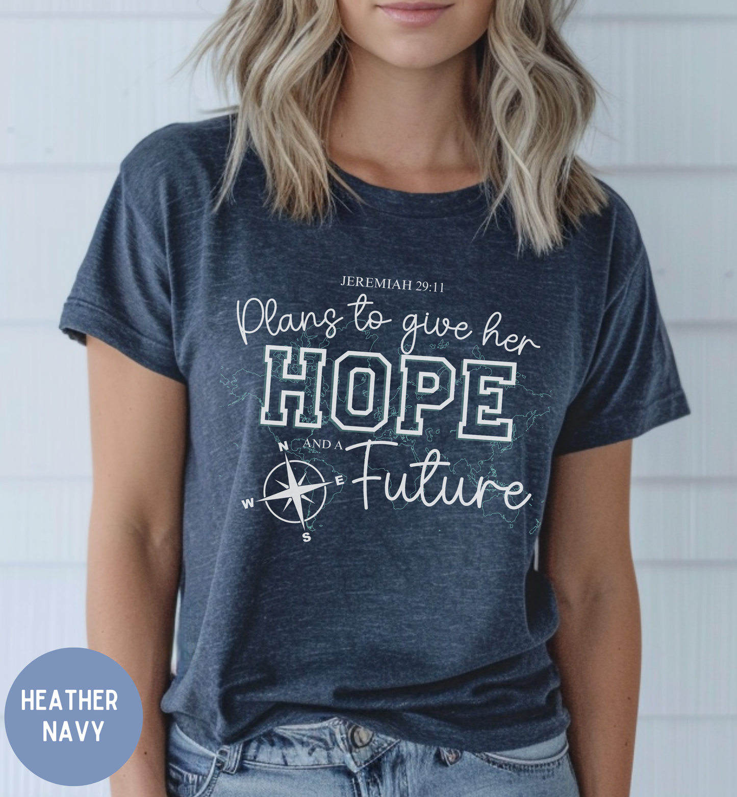 Jeremiah 29:11 - Plans for a Future Christian women's Faith T-shirt,