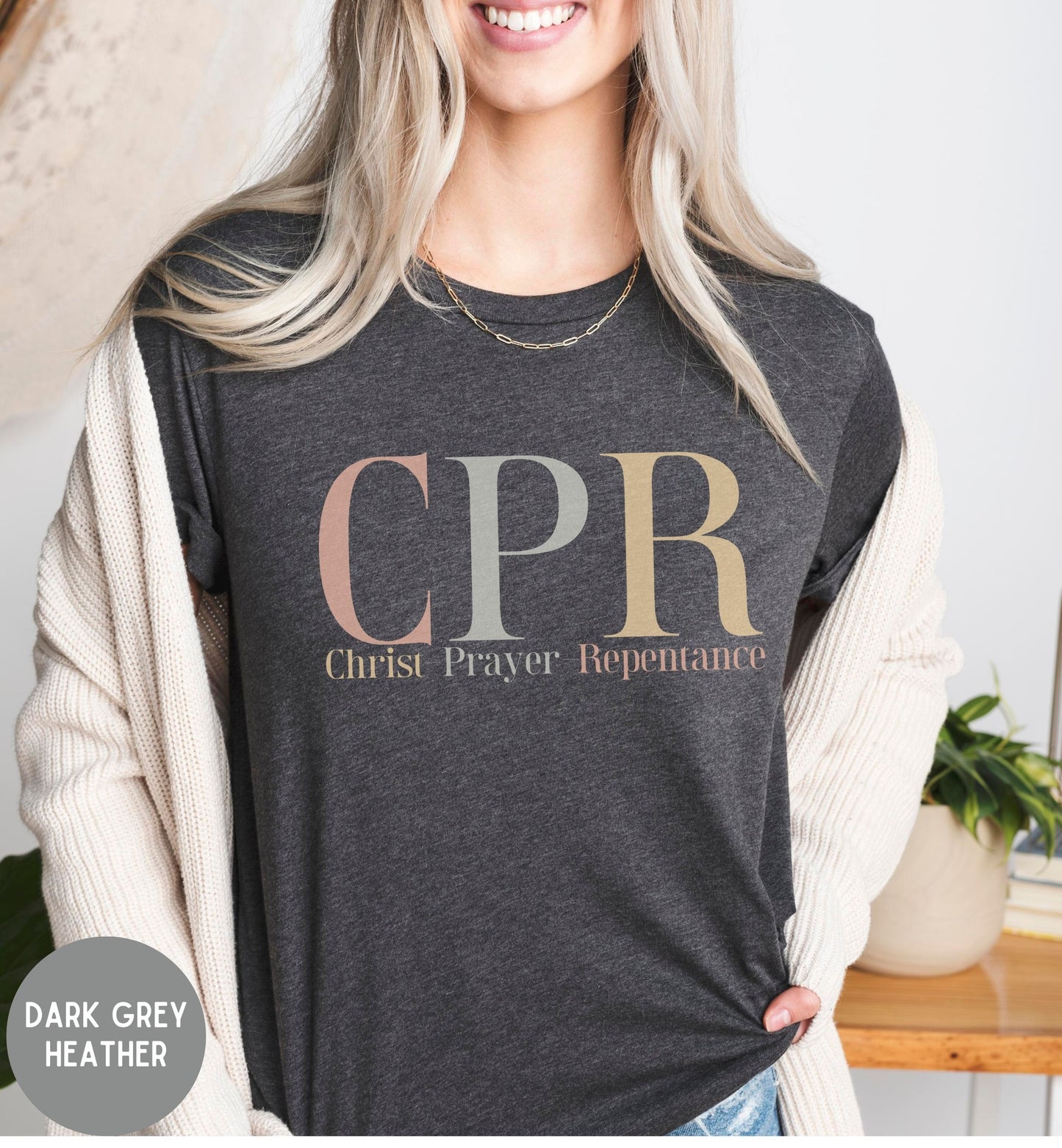 CPR- Christian shirt, Women's Faith Tee, Nurse shirt