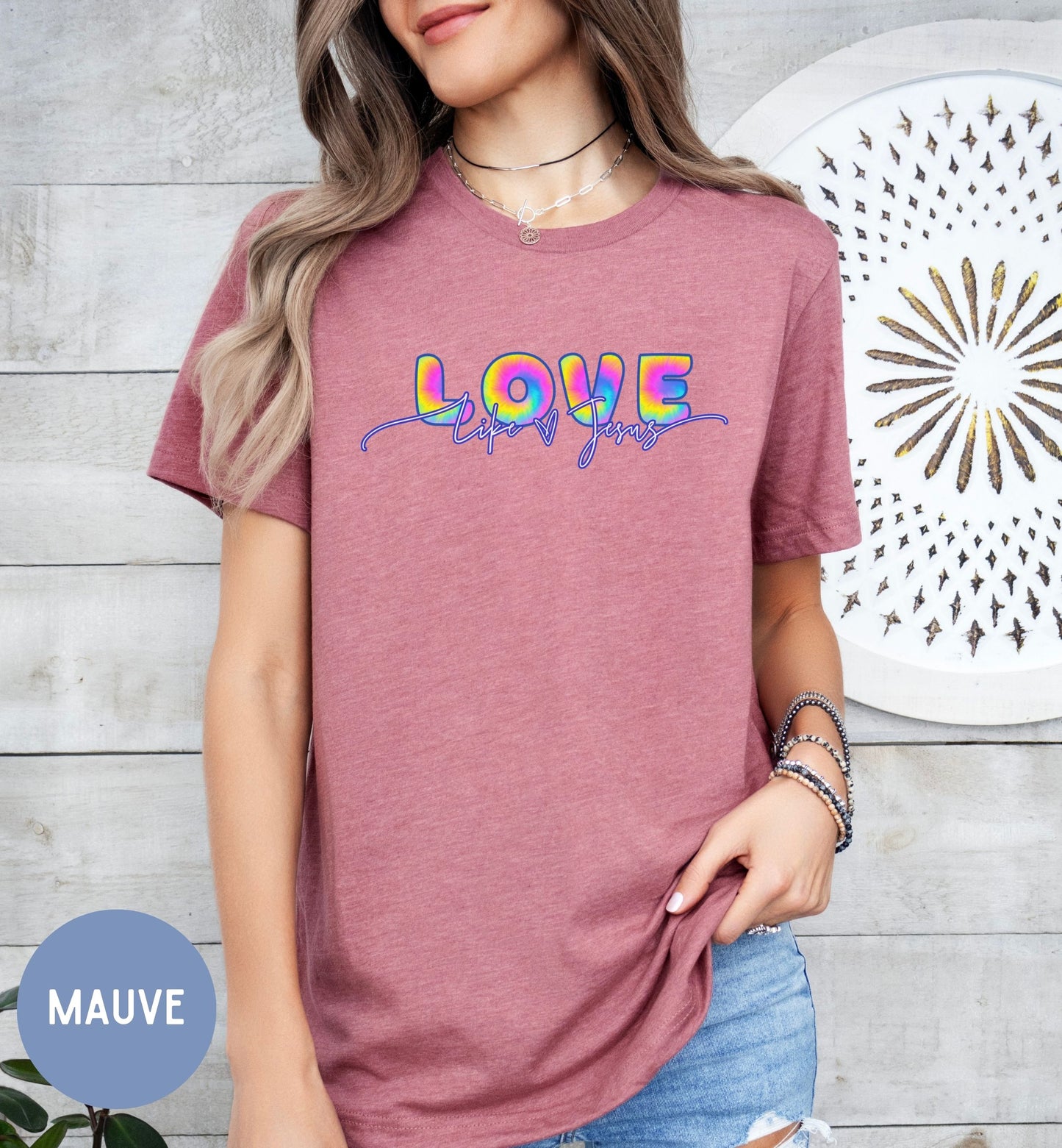 Women's retro faith shirt- Love like Jesus