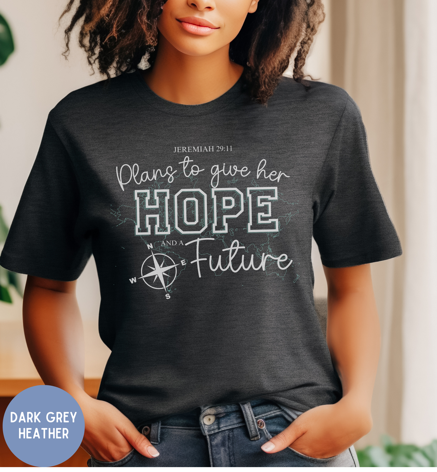 Jeremiah 29:11 - Plans for a Future Christian women's Faith T-shirt,