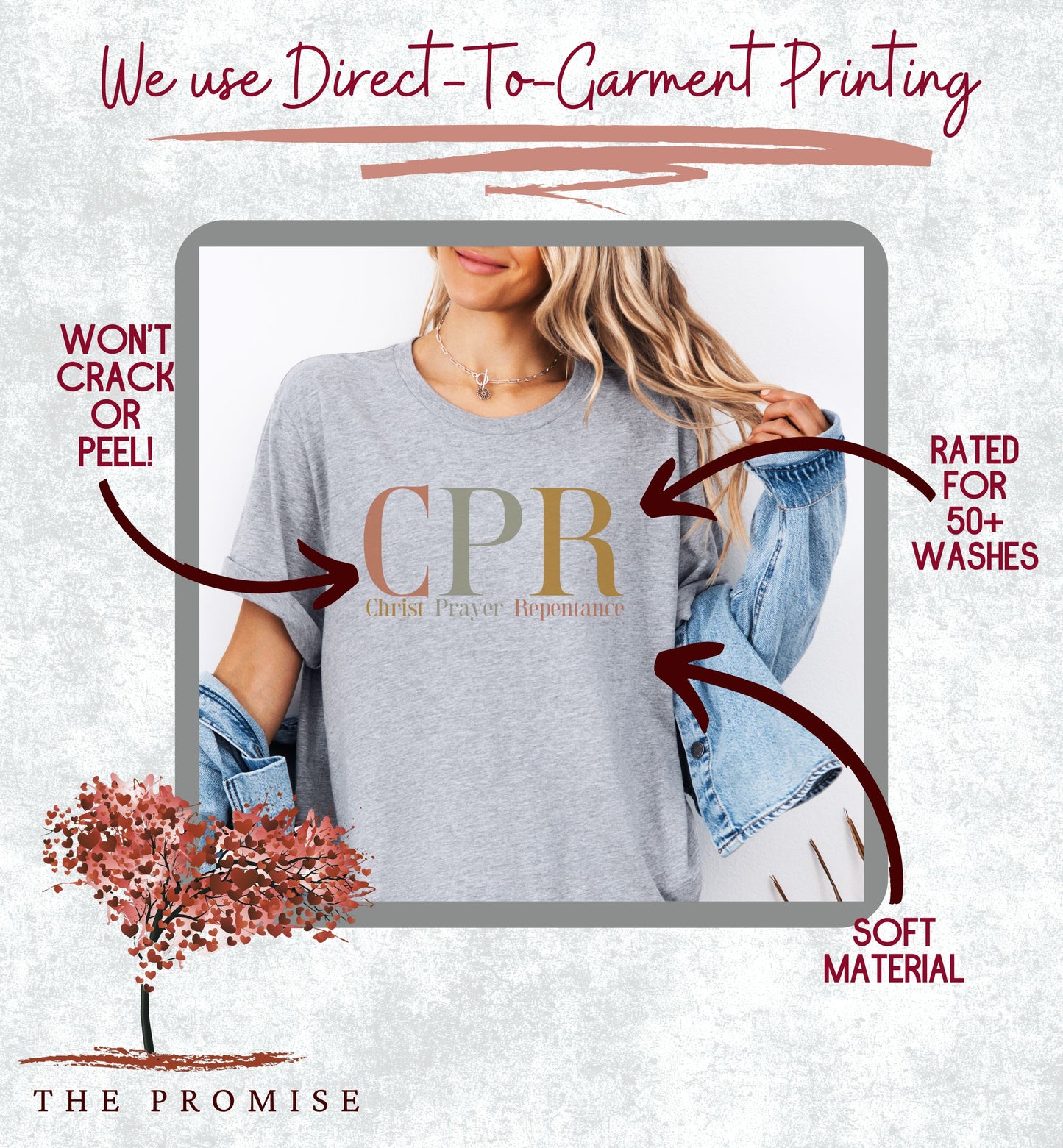 CPR- Christian shirt, Women's Faith Tee, Nurse shirt
