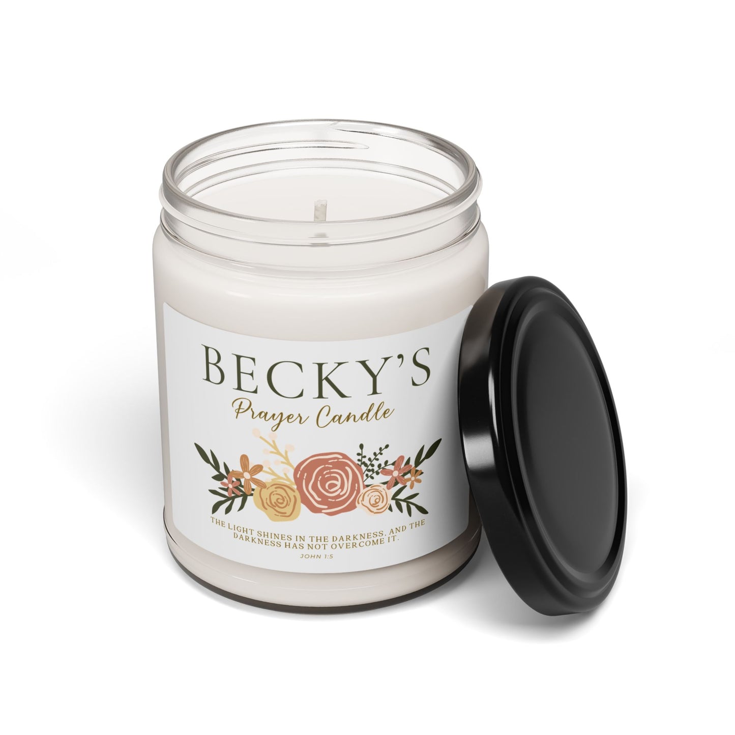 Personalized Name Prayer Candle, Bible verse candle, Prayer circle gifts