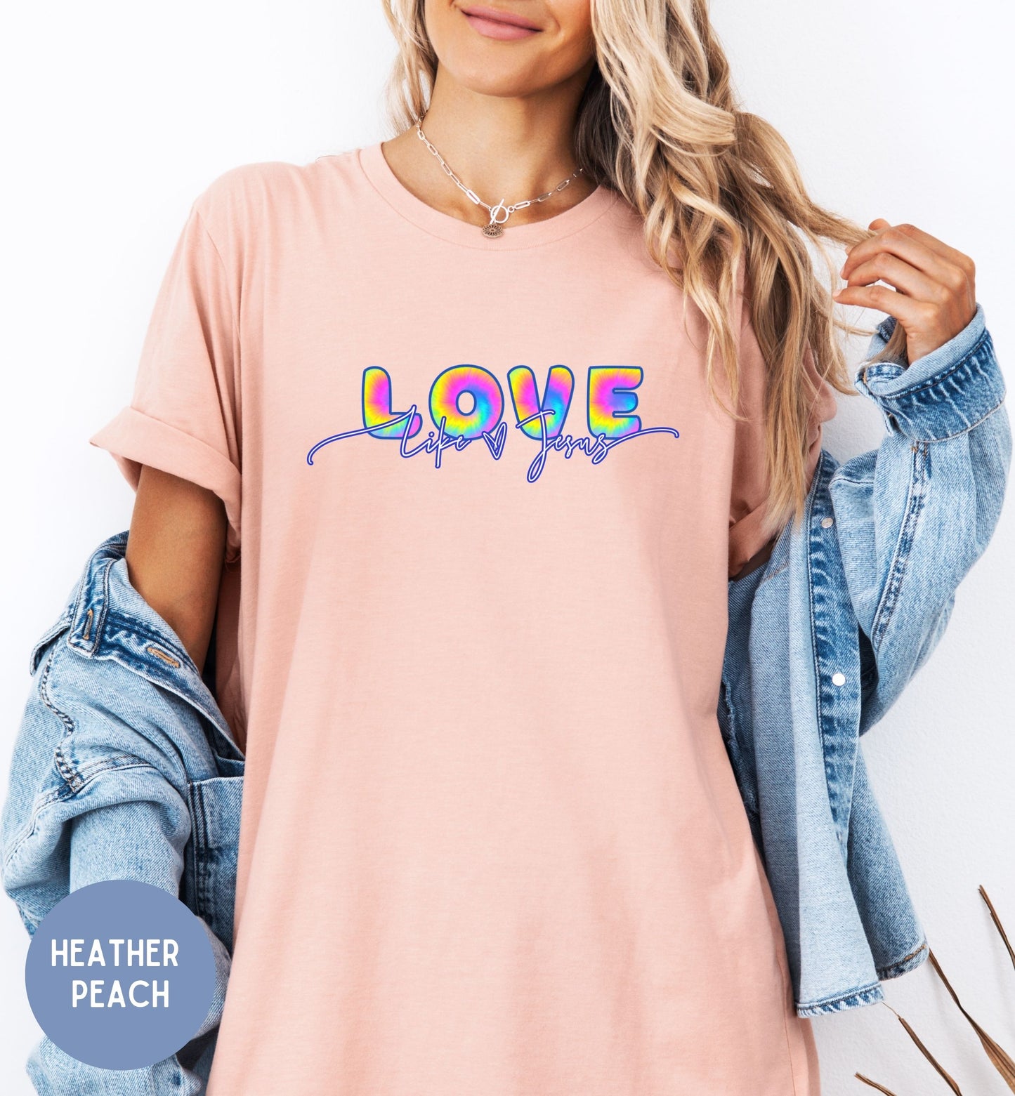 Women's retro faith shirt- Love like Jesus