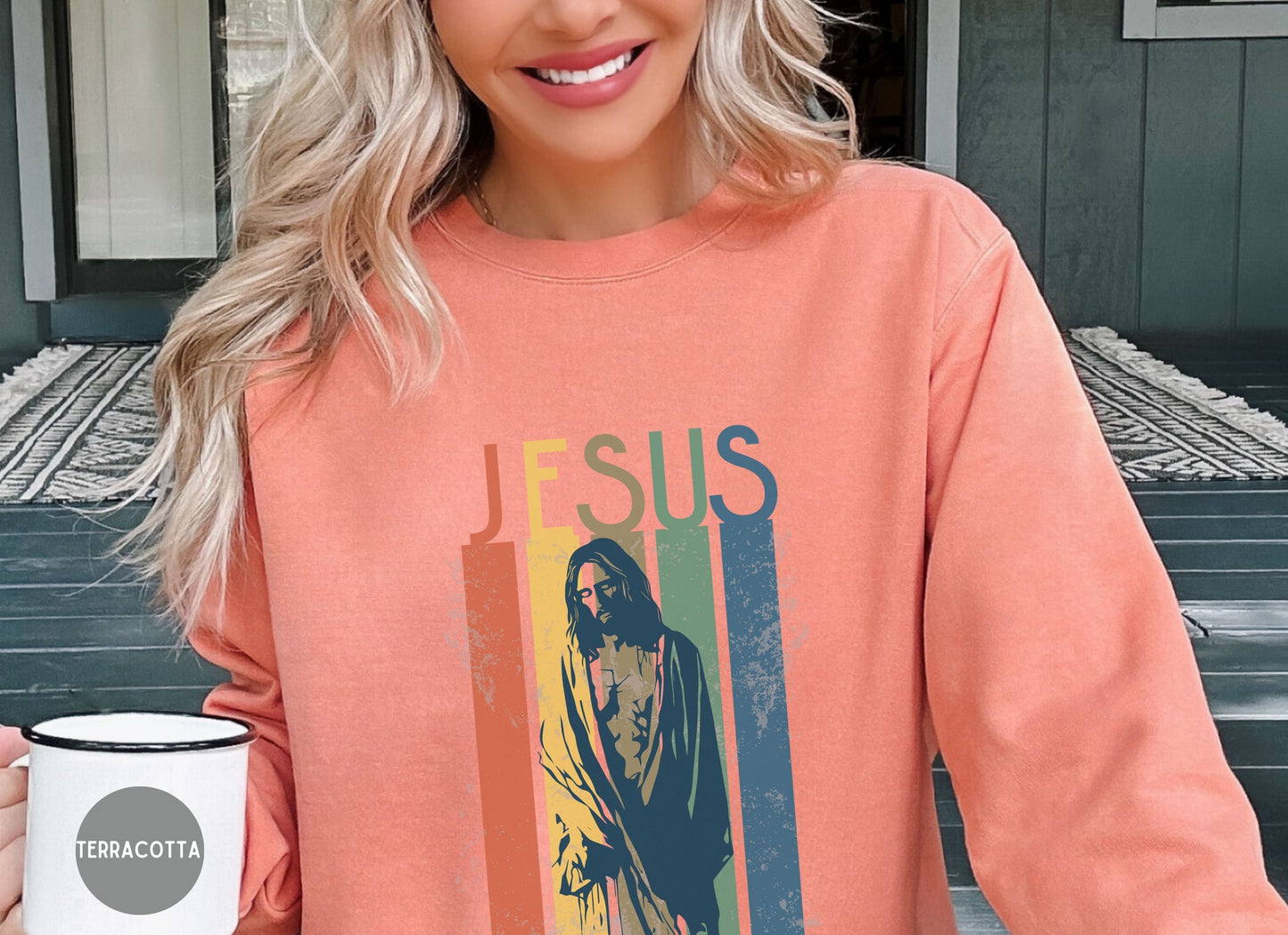 The Way The Truth The Life, Retro Christian sweatshirt -Women's Faith sweater