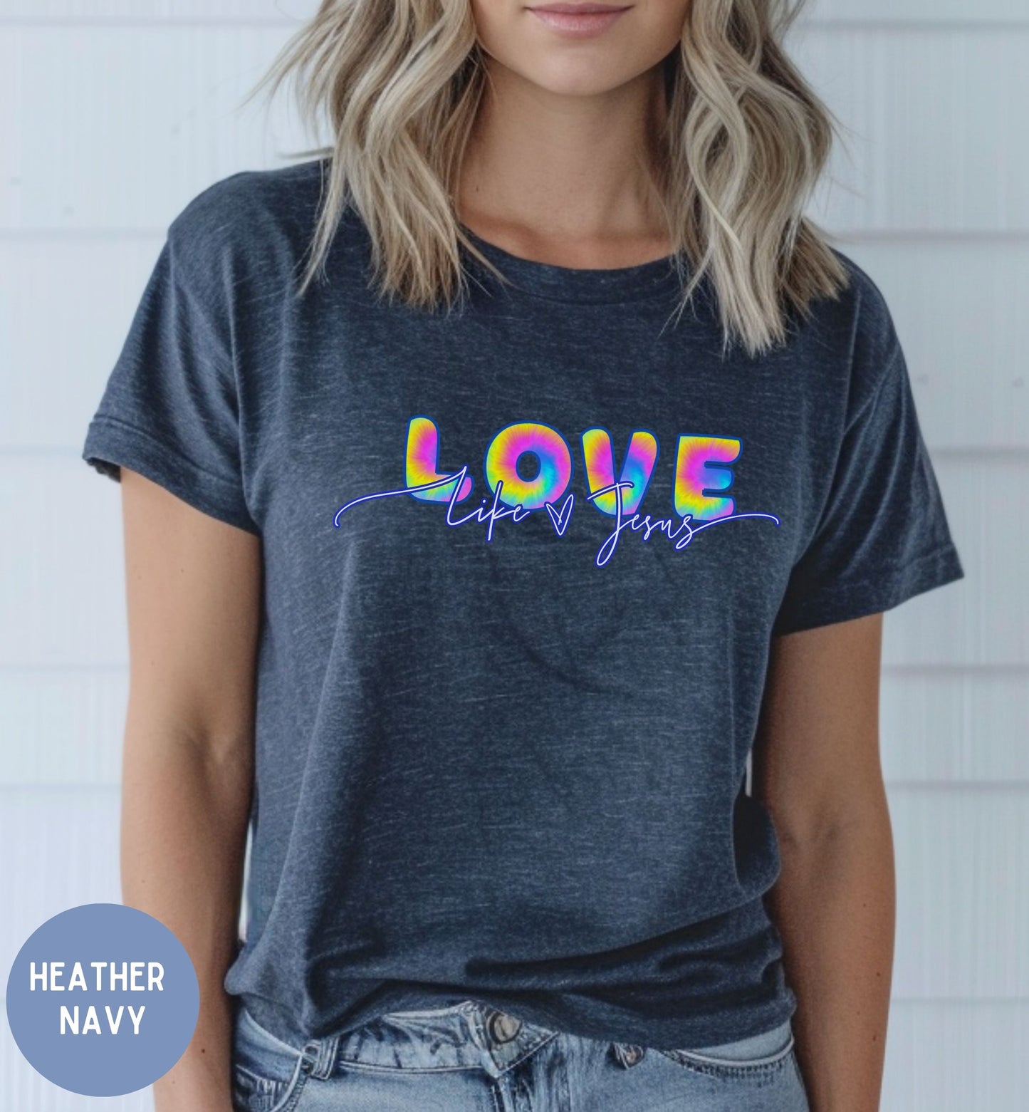 Women's retro faith shirt- Love like Jesus