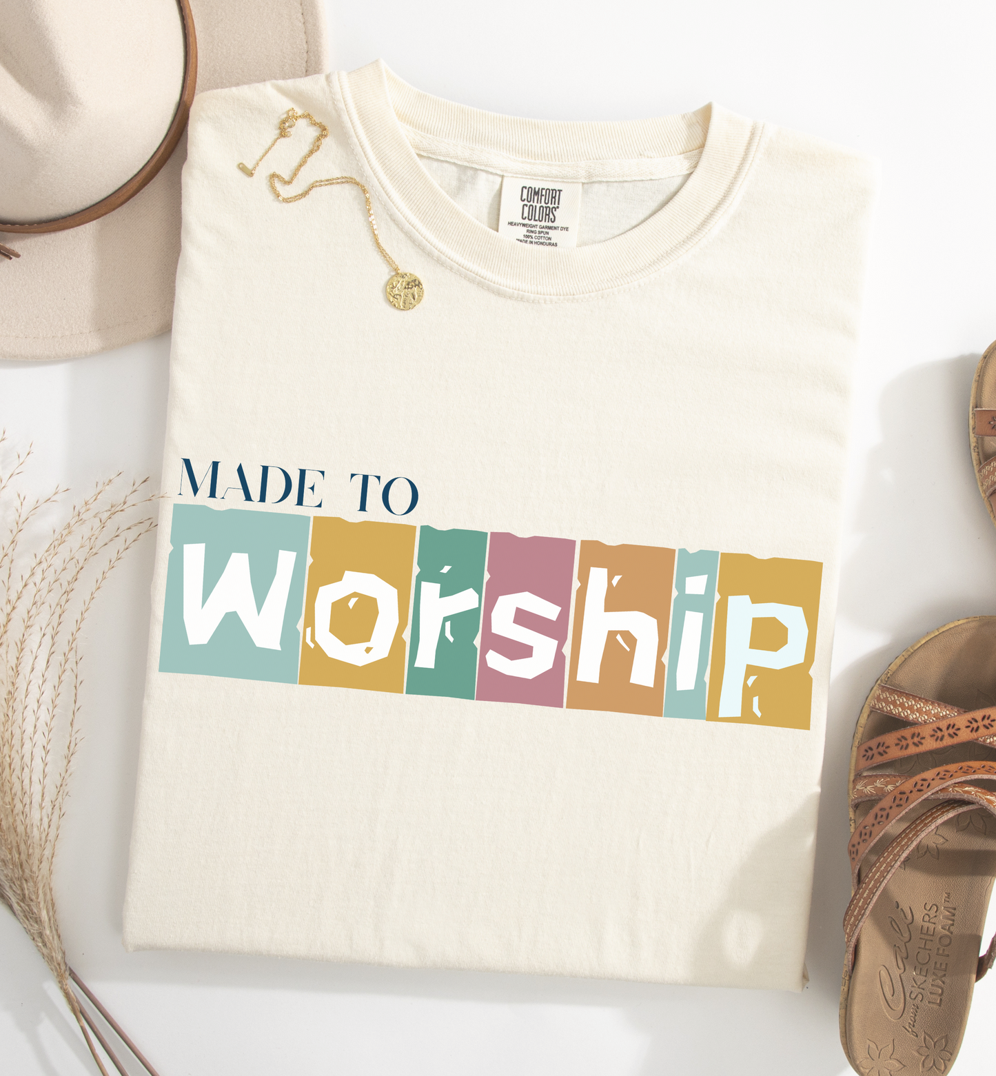 Made to Worship, Women's Christian faith shirt