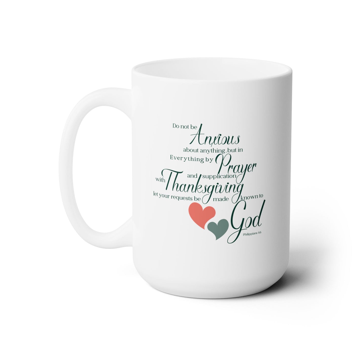 Personalized floral mug with name and bible verse, Christian gift for her.