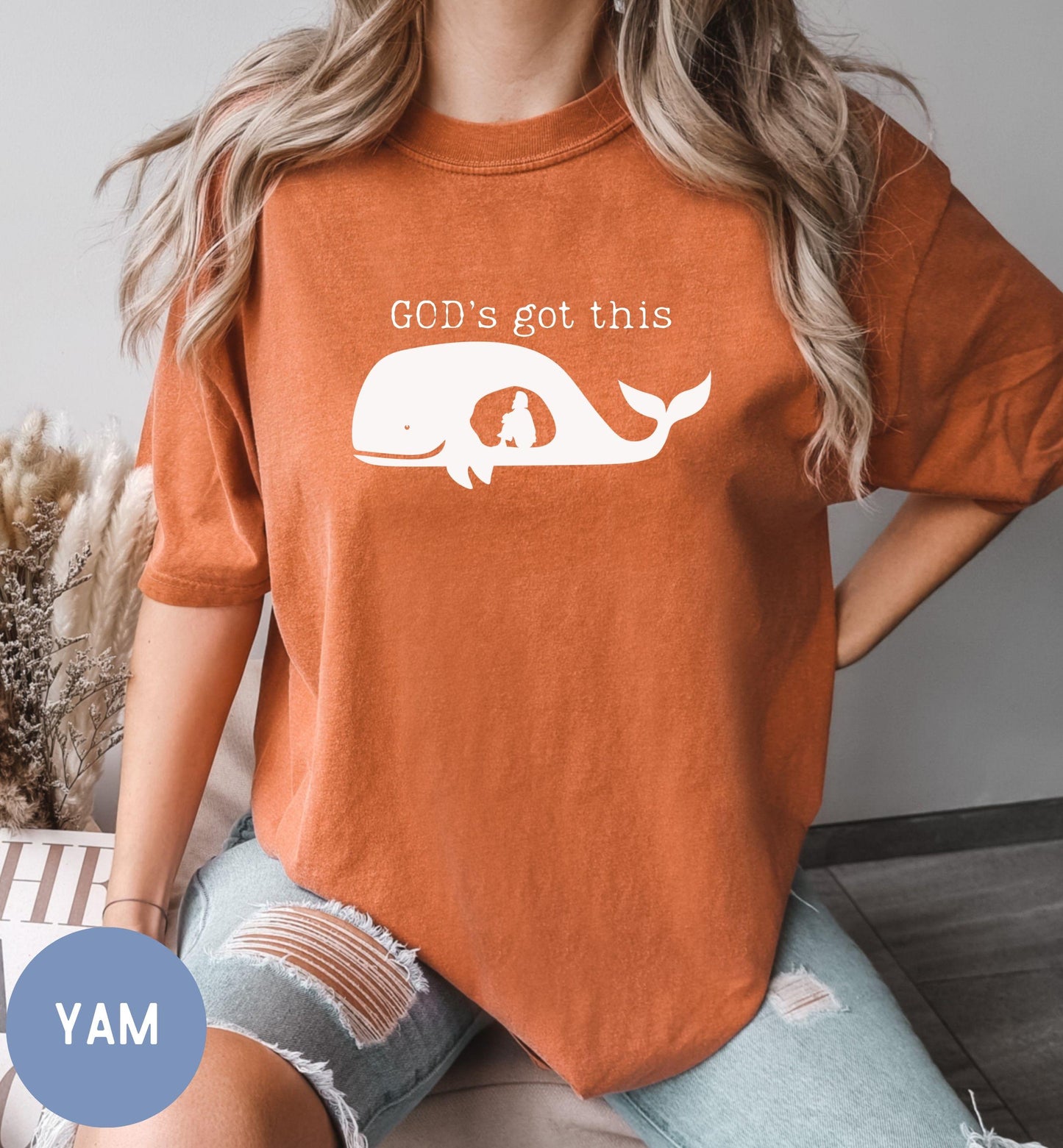 God's got this, Jonah and the whale, Christian t-shirt