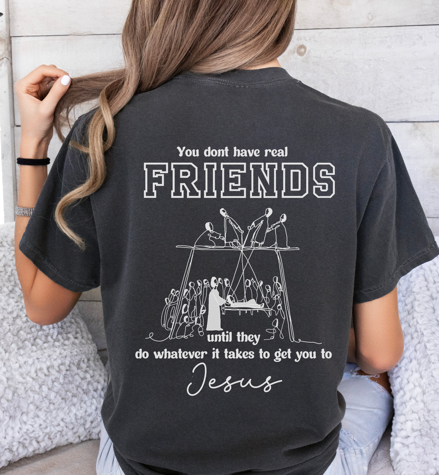 Faithful Friends, Christian Faith shirt, Bible Parable shirt, Women's Church group shirt