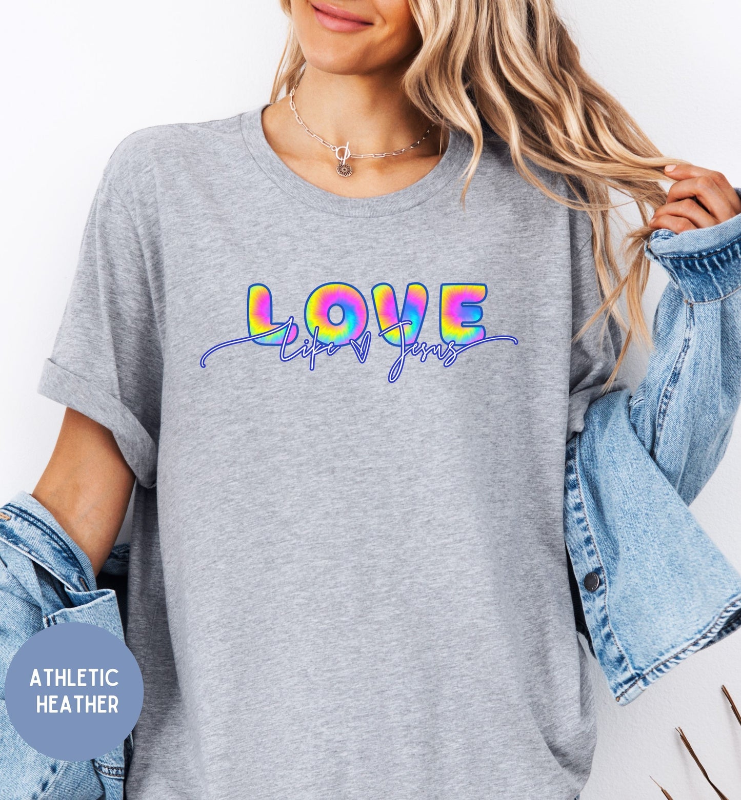 Women's retro faith shirt- Love like Jesus