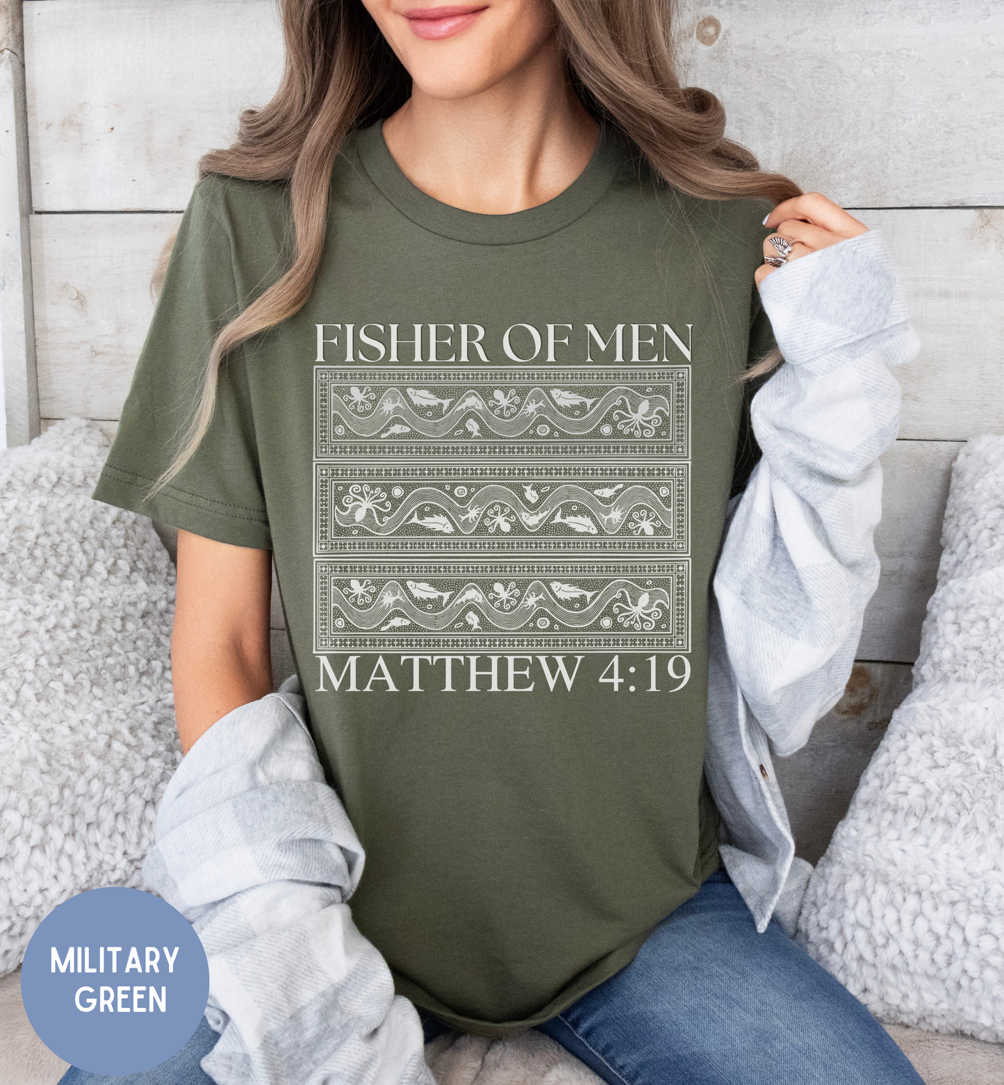 Fisher of men, Womens faith shirt, Scripture t-shirts