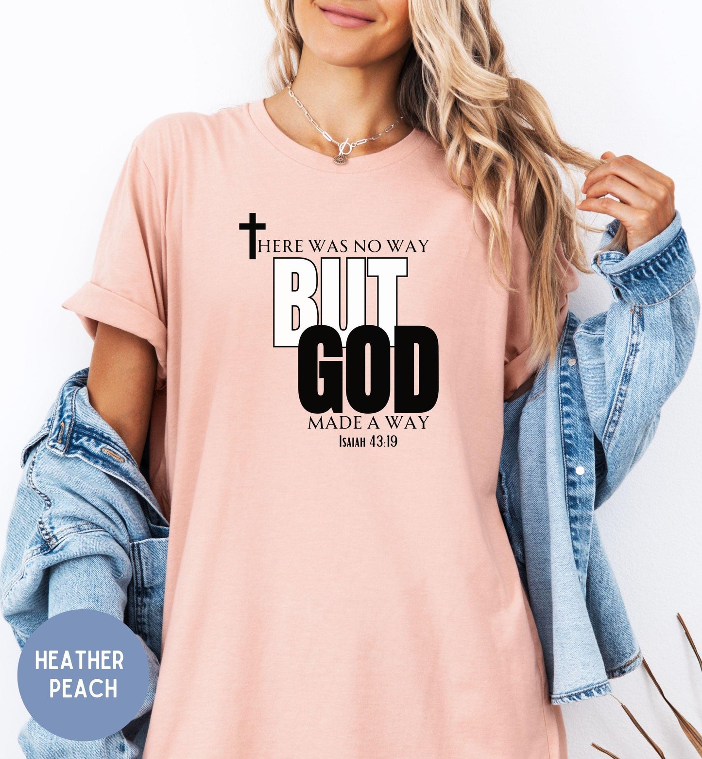 God Made a Way - Womens Christian Faith T-Shirt